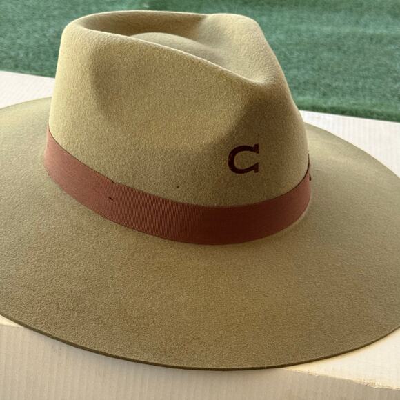 New Charlie 1 Horse Womens Hat Highway edition olive green color size Medium main image 9